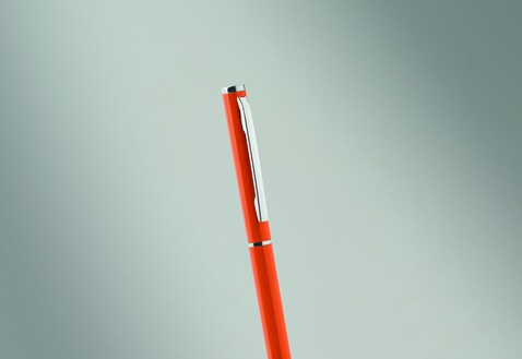 Drehkugelschreiber recy. Alu - Orange bedrucken, Art.-Nr. MO3139-10