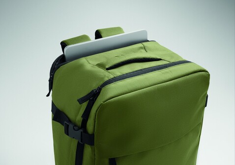 Rucksack in Kabinengröße - Armeegrün bedrucken, Art.-Nr. MO3195-49
