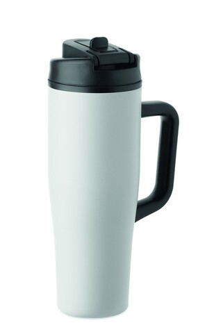 Doppelwandiger Becher 900ml - Weiß bedrucken, Art.-Nr. MO3213-06
