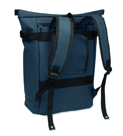 Fahrrad-Laptop-Rucksack PU 20L - Blau bedrucken, Art.-Nr. MO3217-04