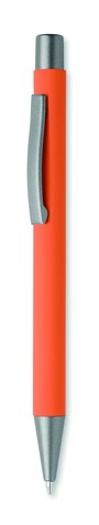 Druckkugelschreiber recy. Alu - Orange bedrucken, Art.-Nr. MO3222-10