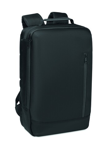 15" Laptop-Jacquard-Rucksack - Schwarz bedrucken, Art.-Nr. MO3226-03 15" Laptop-Jacquard-Rucksack - Schwarz bedrucken, Art.-Nr. MO3226-03