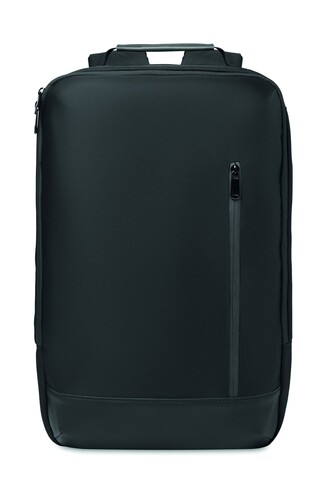 15" Laptop-Jacquard-Rucksack - Schwarz bedrucken, Art.-Nr. MO3226-03 15" Laptop-Jacquard-Rucksack - Schwarz bedrucken, Art.-Nr. MO3226-03