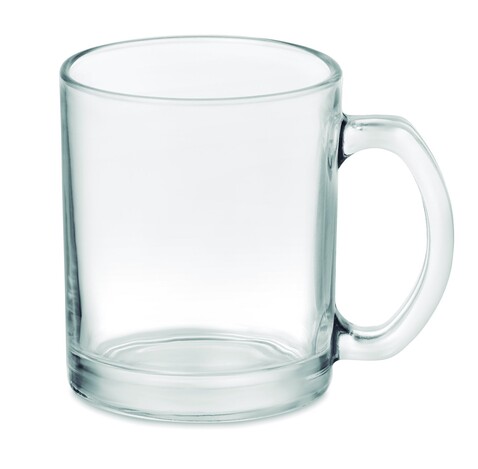 Kaffeebecher aus Glas 300 ml - Transparent bedrucken, Art.-Nr. MO6118-22