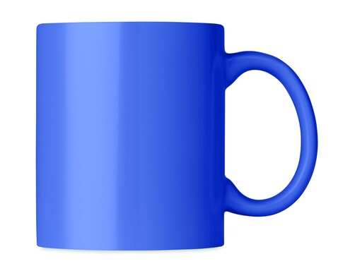 Keramik Kaffeebecher 300ml - Königsblau bedrucken, Art.-Nr. MO6208-37