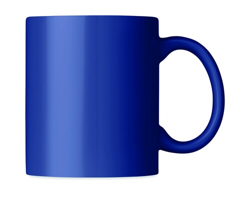 Keramik Kaffeebecher 300ml - Blau bedrucken, Art.-Nr. MO6208-04 Keramik Kaffeebecher 300ml - Blau bedrucken, Art.-Nr. MO6208-04