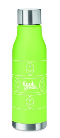 Trinkflasche RPET 600ml - Transparent Limettengrün bedrucken, Art.-Nr. MO6237-51 Trinkflasche RPET 600ml - Transparent Limettengrün bedrucken, Art.-Nr. MO6237-51