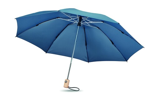 Regenschirm 23''RPET - Blau bedrucken, Art.-Nr. MO6265-04 Regenschirm 23''RPET - Blau bedrucken, Art.-Nr. MO6265-04