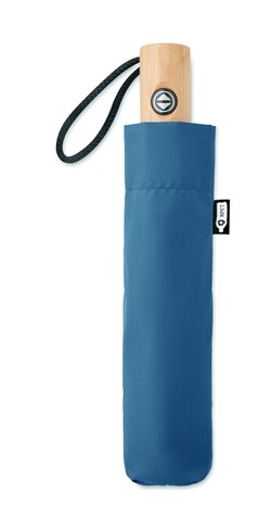 Regenschirm 23''RPET - Blau bedrucken, Art.-Nr. MO6265-04 Regenschirm 23''RPET - Blau bedrucken, Art.-Nr. MO6265-04