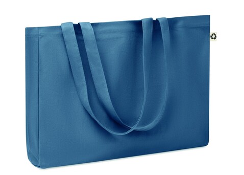 Recycelte Canvas-Tasche - Blau bedrucken, Art.-Nr. MO6380-04 Recycelte Canvas-Tasche - Blau bedrucken, Art.-Nr. MO6380-04