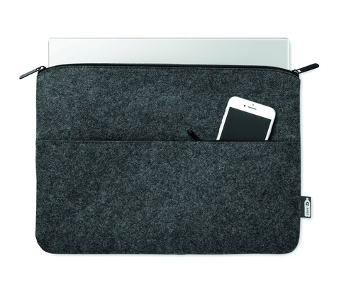 Laptoptasche RPET-Filz - Steingrau bedrucken, Art.-Nr. MO6419-15 Laptoptasche RPET-Filz - Steingrau bedrucken, Art.-Nr. MO6419-15