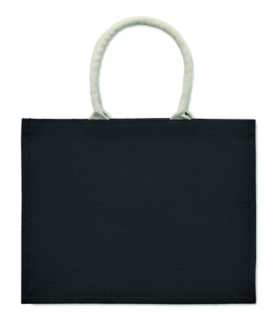 Einkaufstasche Jute - Schwarz bedrucken, Art.-Nr. MO6443-03 Einkaufstasche Jute - Schwarz bedrucken, Art.-Nr. MO6443-03