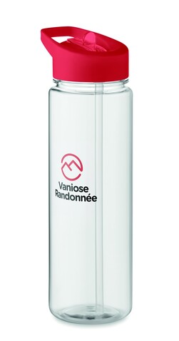 Trinkflasche RPET 650ml - Rot bedrucken, Art.-Nr. MO6467-05