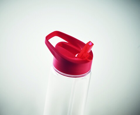 Trinkflasche RPET 650ml - Rot bedrucken, Art.-Nr. MO6467-05