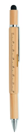 Multifunktions-Stift Bambus - Holz bedrucken, Art.-Nr. MO6559-40 Multifunktions-Stift Bambus - Holz bedrucken, Art.-Nr. MO6559-40