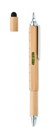 Multifunktions-Stift Bambus - Holz bedrucken, Art.-Nr. MO6559-40 Multifunktions-Stift Bambus - Holz bedrucken, Art.-Nr. MO6559-40