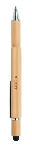 Multifunktions-Stift Bambus - Holz bedrucken, Art.-Nr. MO6559-40 Multifunktions-Stift Bambus - Holz bedrucken, Art.-Nr. MO6559-40