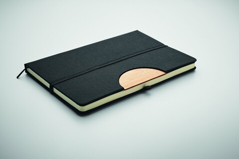 DIN A5 RPET Notizbuch, liniert - Schwarz bedrucken, Art.-Nr. MO6576-03 DIN A5 RPET Notizbuch, liniert - Schwarz bedrucken, Art.-Nr. MO6576-03