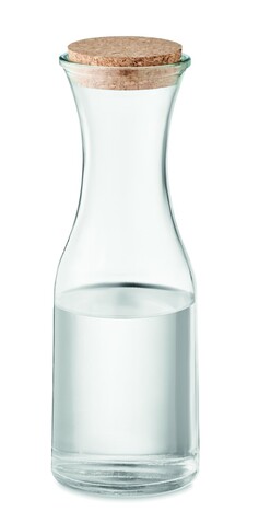 Karaffe aus recyceltem Glas 1L - Transparent bedrucken, Art.-Nr. MO6655-22