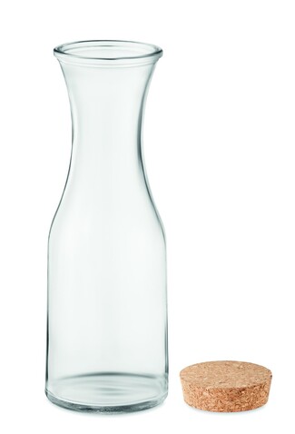 Karaffe aus recyceltem Glas 1L - Transparent bedrucken, Art.-Nr. MO6655-22