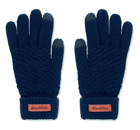 Touchscreen Handschuhe RPET - Marineblau bedrucken, Art.-Nr. MO6667-85 Touchscreen Handschuhe RPET - Marineblau bedrucken, Art.-Nr. MO6667-85