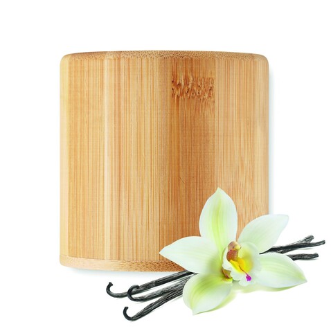 Kerze mit Halter 160 g - Holz bedrucken, Art.-Nr. MO6668-40