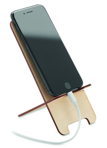 Smartphone Halter Kiefernholz - Holz bedrucken, Art.-Nr. MO6690-40