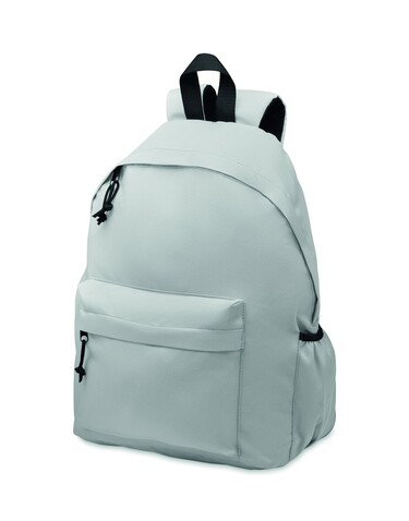 Rucksack 600D RPET-Polyester - Grau bedrucken, Art.-Nr. MO6703-07