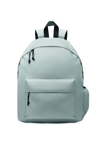 Rucksack 600D RPET-Polyester - Grau bedrucken, Art.-Nr. MO6703-07