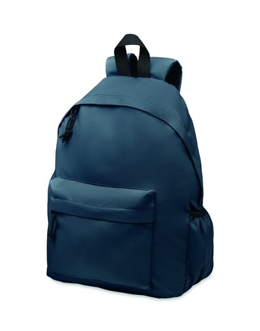 Rucksack 600D RPET-Polyester - Blau bedrucken, Art.-Nr. MO6703-04 Rucksack 600D RPET-Polyester - Blau bedrucken, Art.-Nr. MO6703-04