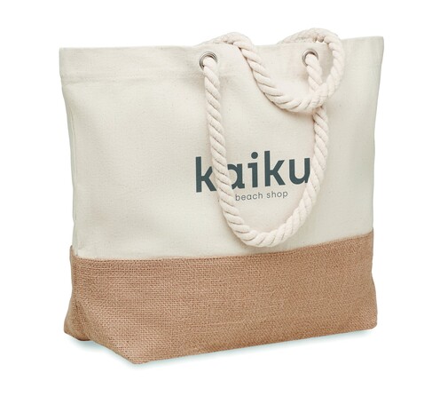 Strandtasche Canvas 280 g/m² - Beige bedrucken, Art.-Nr. MO6720-13 Strandtasche Canvas 280 g/m² - Beige bedrucken, Art.-Nr. MO6720-13