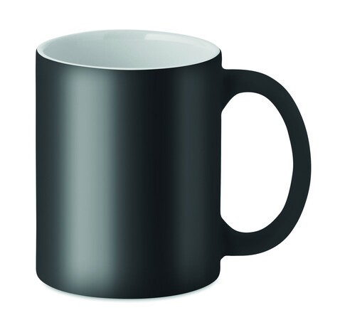 Kaffeebecher, matt 300 ml - Schwarz bedrucken, Art.-Nr. MO6849-03 Kaffeebecher, matt 300 ml - Schwarz bedrucken, Art.-Nr. MO6849-03
