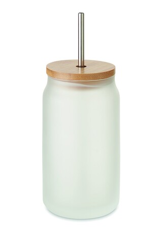 Trinkglas Subli 400ml - Transparent Weiß bedrucken, Art.-Nr. MO6919-26 Trinkglas Subli 400ml - Transparent Weiß bedrucken, Art.-Nr. MO6919-26