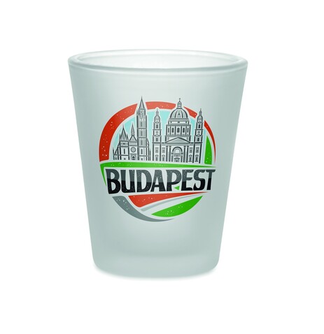 Schnapsglas Subli 44ml - Transparent Weiß bedrucken, Art.-Nr. MO6920-26 Schnapsglas Subli 44ml - Transparent Weiß bedrucken, Art.-Nr. MO6920-26