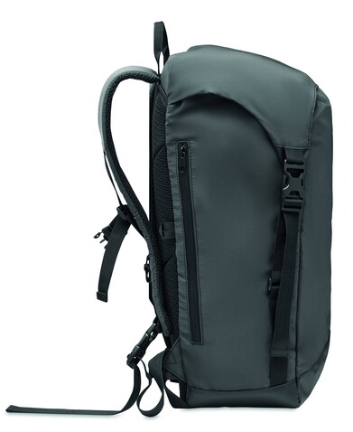Rucksack 190T Polyester - Schwarz bedrucken, Art.-Nr. MO6995-03