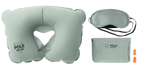 Reise Set - Grau bedrucken, Art.-Nr. MO7263-07 Reise Set - Grau bedrucken, Art.-Nr. MO7263-07