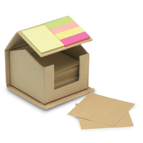 Notizzettelbox - Beige bedrucken, Art.-Nr. MO7304-13 Notizzettelbox - Beige bedrucken, Art.-Nr. MO7304-13