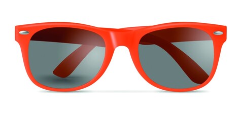 Sonnenbrille - Orange bedrucken, Art.-Nr. MO7455-10