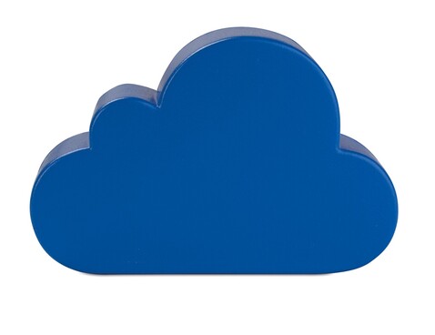 Anti-Stress-Wolke - Blau bedrucken, Art.-Nr. MO7983-04 Anti-Stress-Wolke - Blau bedrucken, Art.-Nr. MO7983-04