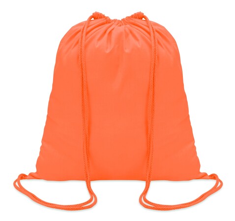 Beutel mit Kordelzug - Orange bedrucken, Art.-Nr. MO8484-10