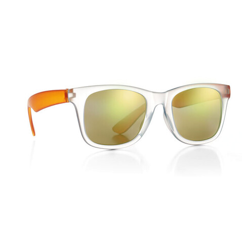 Verspiegelte Sonnenbrille - Orange bedrucken, Art.-Nr. MO8652-10 Verspiegelte Sonnenbrille - Orange bedrucken, Art.-Nr. MO8652-10