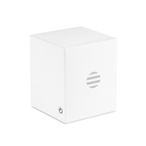 Wireless Lautsprecher, rund - Mattsilber bedrucken, Art.-Nr. MO8726-16 Wireless Lautsprecher, rund - Mattsilber bedrucken, Art.-Nr. MO8726-16