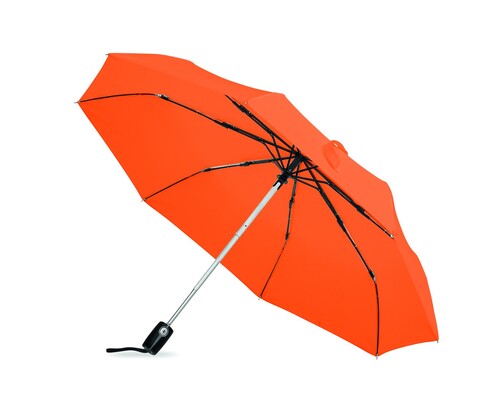Windbeständiger Regenschirm 21” - Orange bedrucken, Art.-Nr. MO8780-10 Windbeständiger Regenschirm 21” - Orange bedrucken, Art.-Nr. MO8780-10