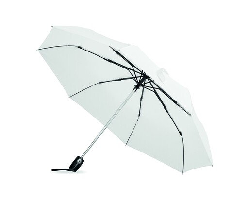 Windbeständiger Regenschirm 21” - Weiß bedrucken, Art.-Nr. MO8780-06 Windbeständiger Regenschirm 21” - Weiß bedrucken, Art.-Nr. MO8780-06
