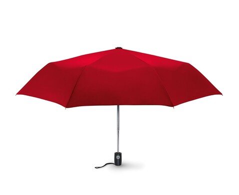 Windbeständiger Regenschirm 21” - Rot bedrucken, Art.-Nr. MO8780-05