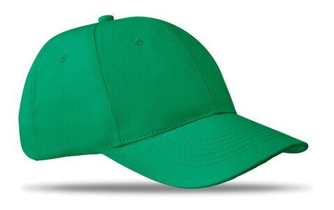 Baseball cap 6 panels 160g/m² - Grün bedrucken, Art.-Nr. MO8834-09