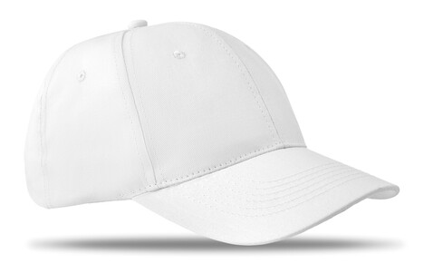 Baseball cap 6 panels 160g/m² - Weiß bedrucken, Art.-Nr. MO8834-06 Baseball cap 6 panels 160g/m² - Weiß bedrucken, Art.-Nr. MO8834-06