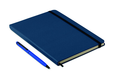 Notizbuch Set - Blau bedrucken, Art.-Nr. MO9348-04 Notizbuch Set - Blau bedrucken, Art.-Nr. MO9348-04