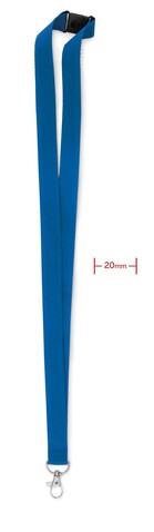Lanyard - Königsblau bedrucken, Art.-Nr. MO9354-37