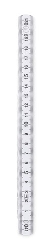 Zollstock 2m - Weiß bedrucken, Art.-Nr. MO9592-06